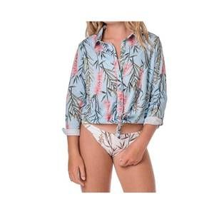 NEW SUBMARINE button up shirt in tropical garden